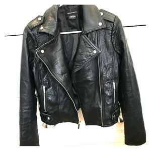 Women’s Black Leather Jacket